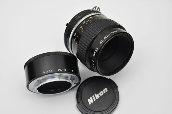 Nikon Micro Nikkor 55mm 2.8 AIS mit PK-13