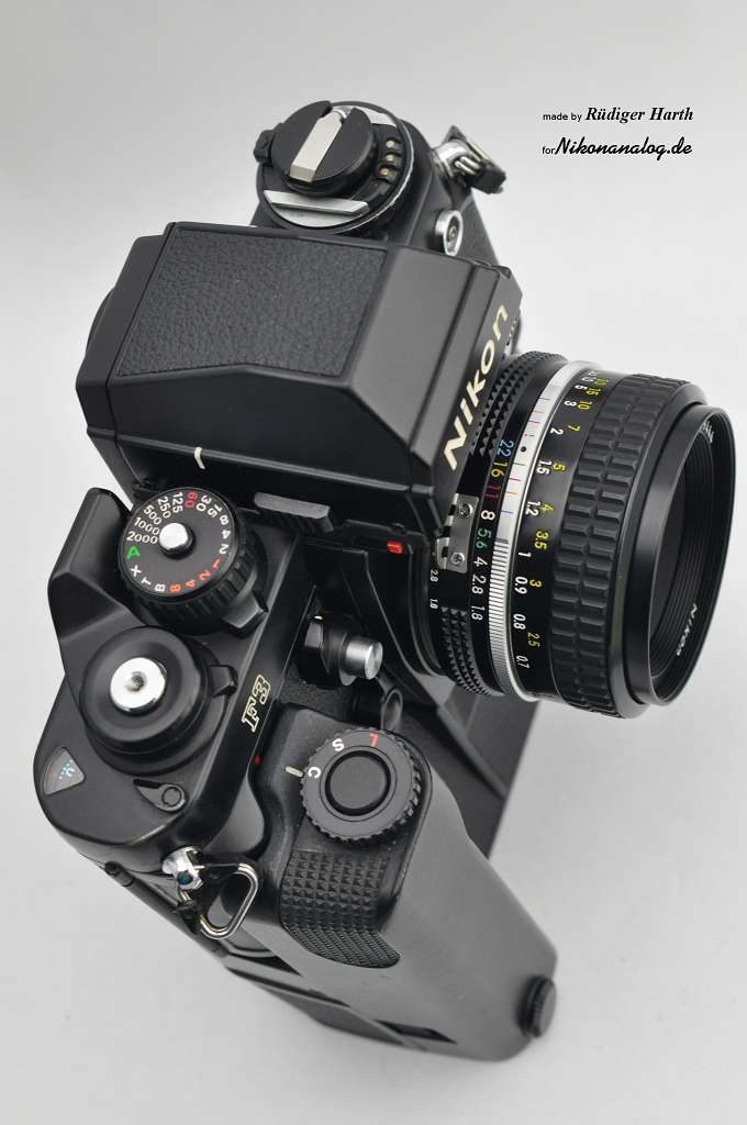 Nikon F3HP mit Motor MD-4 und 50mm AIS