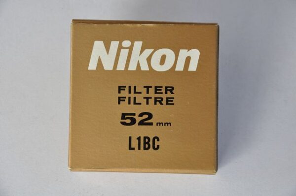 Nikon Filter 52mm L1 BC ohne Kratzer in OVP. Deshalb im Zustand A+