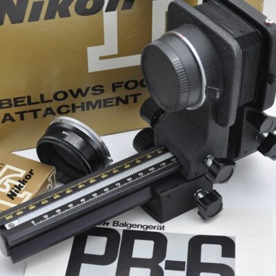 Nikon PB-6 Balgengerät mit Bellows-Nikkor 105mm 4.0